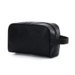 Necessaire unissex em couro sintético