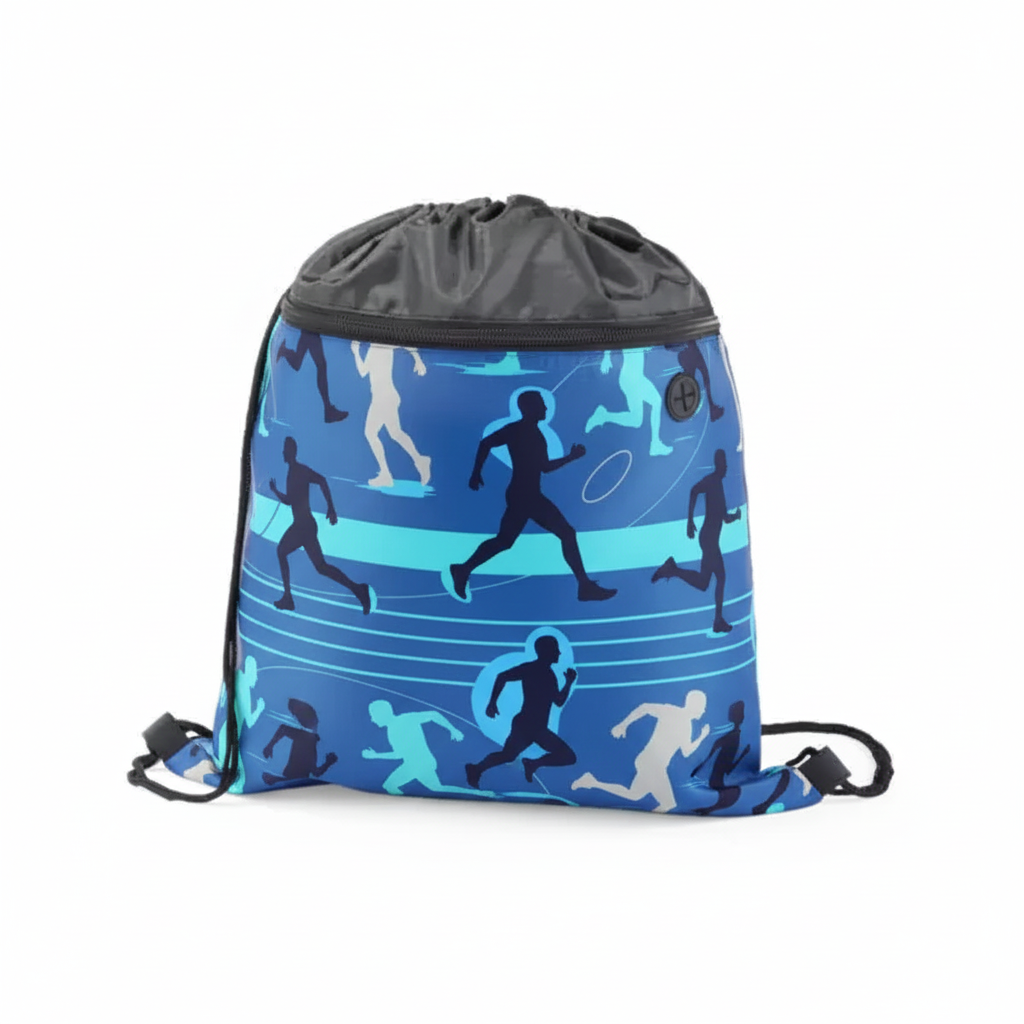 33x40 Sacochila personalizada com bolso - Imagem 1