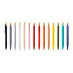 Caneta esferográfica em alumínio 100% reciclado com escrita em azul