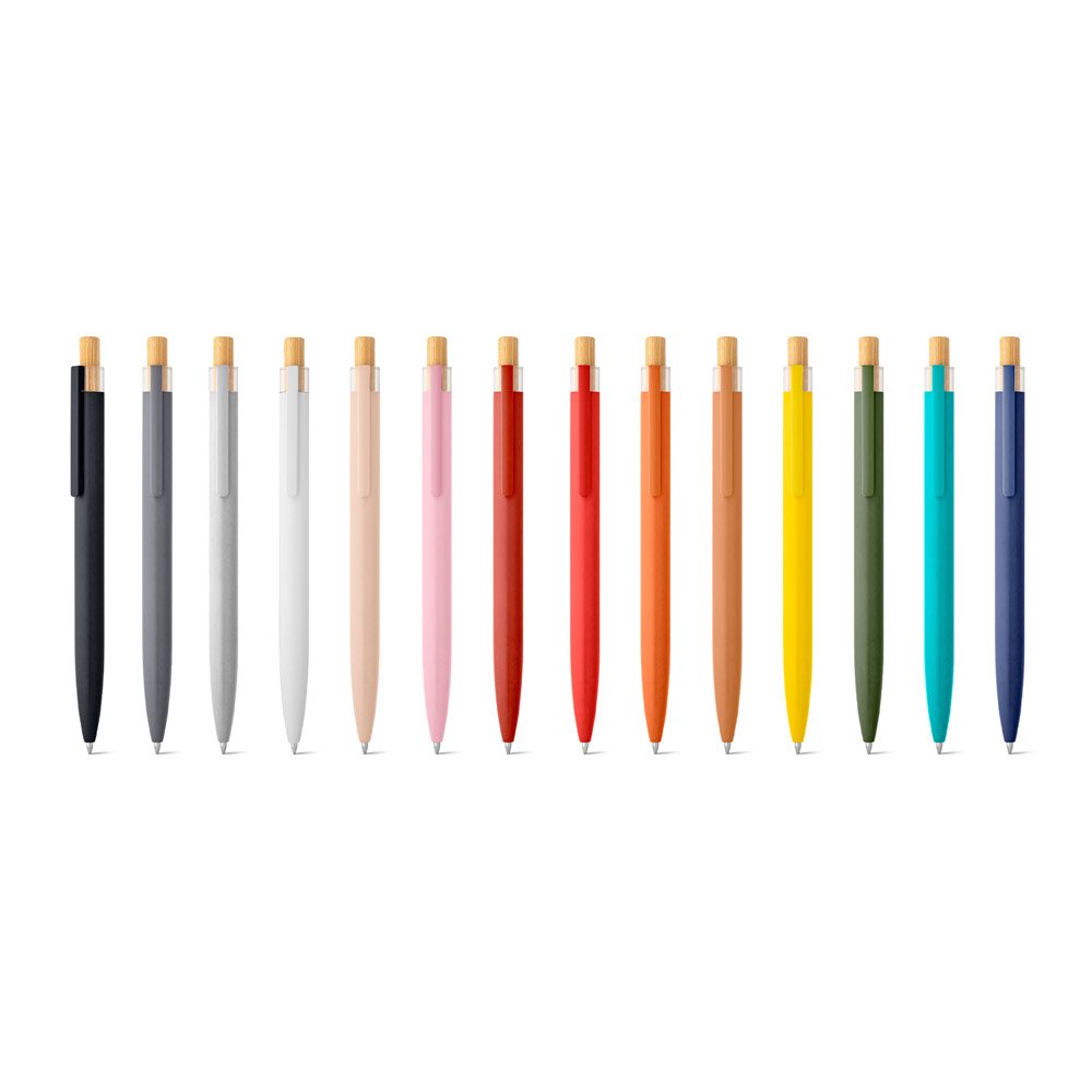 91793_set Caneta esferográfica em alumínio 100% reciclado com escrita em azul - Imagem 1