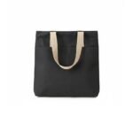 Bolsa em Poliéster e alça em algodão