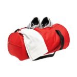 Mala Esportiva em Poliéster com Bolso Lateral