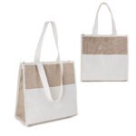 Bolsa Térmica em algodão e Juta sintética